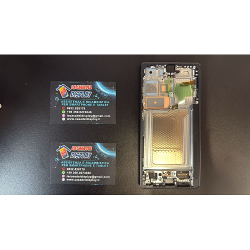 DISPLAY LCD TOUCH SCREEN FRAME ORIGINALE SERVICE PACK  PER SAMSUNG S938B S25 ULTRA 5G NERO BLACK TITANIUM GREY / JADEGREEN / BLACK / PINKGOLD