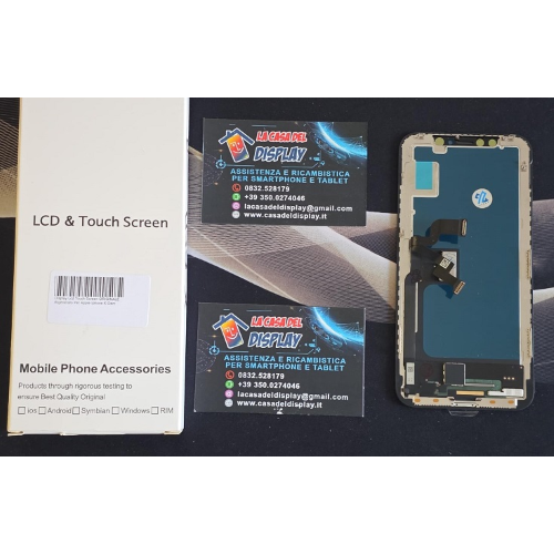 Display Lcd Touch Screen ORIGINALE Rigenerato Per Apple Iphone X Oem