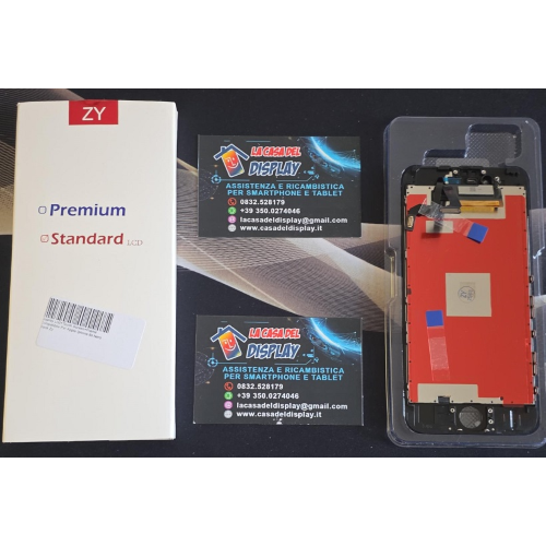 Display Lcd+Touch Screen+Frame Compatibile Per Apple Iphone 6s Nero Black Zy