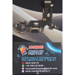 Dock Flat Flex Carica Per Apple Iphone 11 Nero Black Connettore Dock Ricarica + Microfono (Con Ic Chip) Pulled