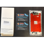 Display Lcd Touch Screen Con Frame Rigenerato Per Apple Iphone 6s Plus Bianco Oem