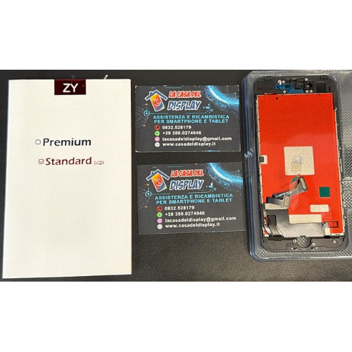 Display Lcd Touch Screen Schermo Per Apple Iphone 7 Nero Zy