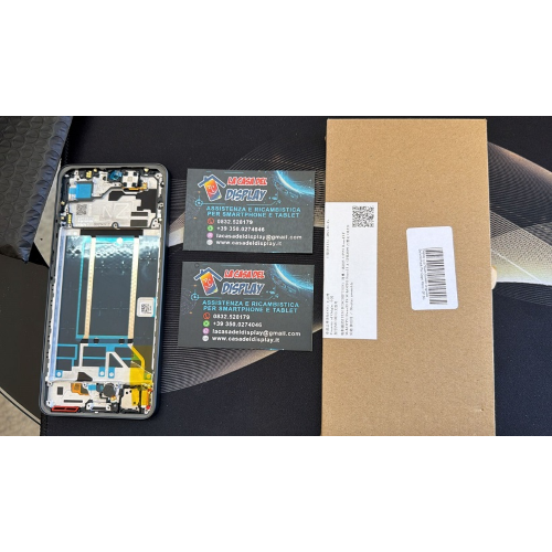 Display Lcd Touch Screen Originale Service Pack Per Oppo Reno 13F 5G CPH2699 NERO