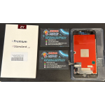 TOUCH SCREEN LCD DISPLAY RETINA COMPATIBILE Per APPLE iPhone 8 -  SE 2020 - SE 2022 NERO VETRO SCHERMO NERO QUALITA' ZY VIVID TRUE TONE
