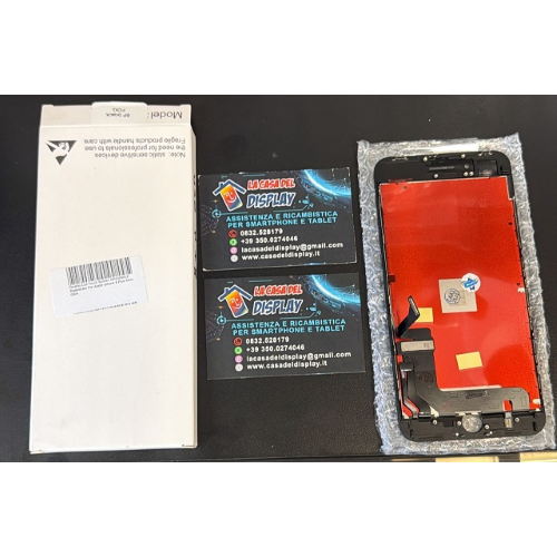 Display Lcd Touch Screen ORIGINALE Rigenerato Per Apple Iphone 8 Plus Nero Oem