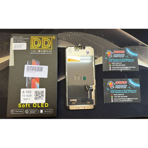 Display Lcd Touch Compatibile Per Apple Iphone 13 Soft Oled DD