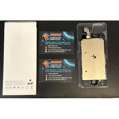 Display Lcd Touch Screen COMPATIBILE Per Apple Iphone 5 Nero Eco