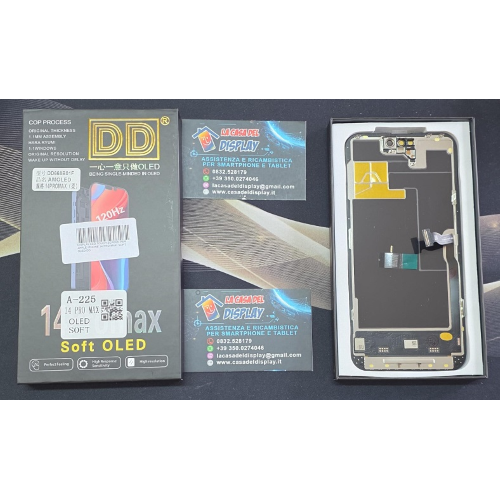 DISPLAY LCD TOUCH SCREEN PER APPLE IPHONE 14 PRO MAX  SOFT OLED DD