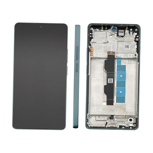 Display Lcd+Touch Screen Con Frame ORIGINALE SERVICE PACK Per Xiaomi Redmi NOTE 13 PRO 4G 2024 GREEN 23117RA68G 2312FPCA6G 