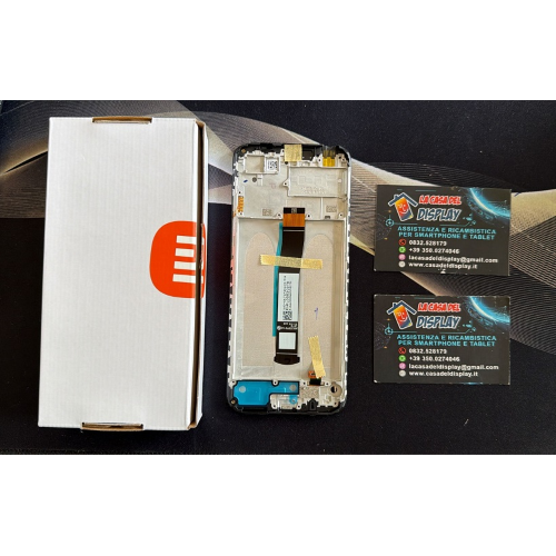 Display Lcd Touch Screen ORIGINALE Service Pack Per Xiaomi Redmi 12c Con Frame 22120rn86i 22120rn8g 22126rn91y