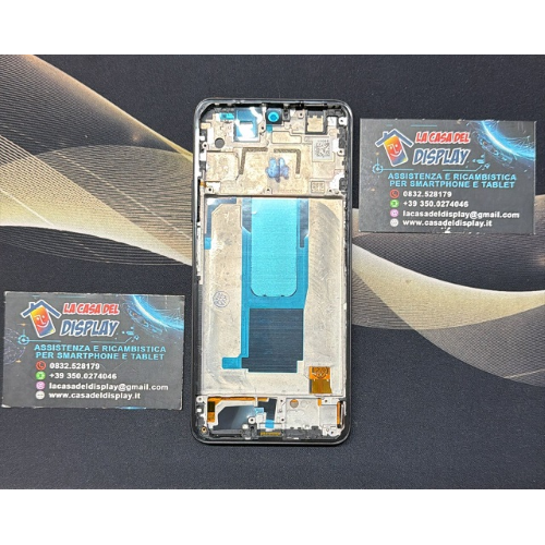 Display Lcd Touch Screen Con Frame Pari A ORIGINALE Service Per Xiaomi Redmi Note 11 Pro+ ( Plus ) 5g Nero Black 21091116ug
