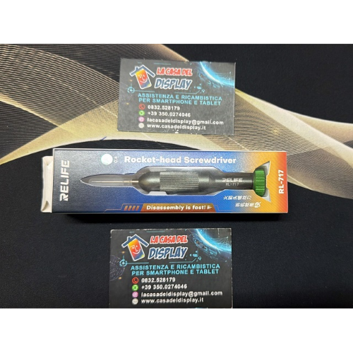 RELIFE RL-717 CACCIAVITE GIRAVITE CON PUNTA A Y TRI-POINT 0.6 2D ROCKET-HEAD 