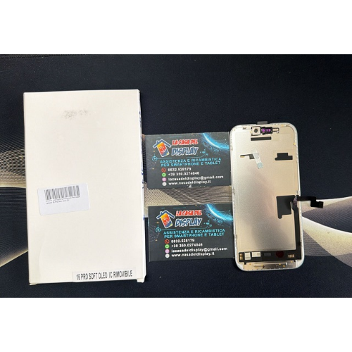Display Lcd Touch Compatibile Per Apple Iphone 16 Pro Soft Oled ZY