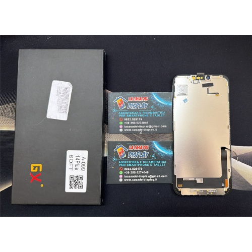 Display Lcd Touch Compatibile Per Apple Iphone 14 Plus Soft Oled Gx IC Intercambiabile
