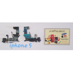 Connettore Carica Dock Microfono Ricarica Flex Per Iphone 5 Bianco