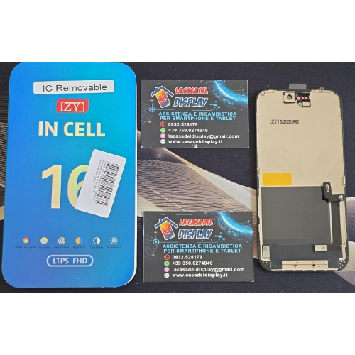 Display Lcd Touch Screen Compatibile Per Apple Iphone 16 Cof ZY  IC Intercambiabile 120Hz  