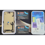 DISPLAY LCD TOUCH SCREEN COMPATIBILE PER IPHONE 16 NERO INCELL JK FHD