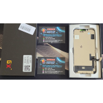 DISPLAY LCD TOUCH SCREEN COMPATIBILE  PER APPLE  IPHONE 14 NERO HARD OLED GX IC Intercambiabile