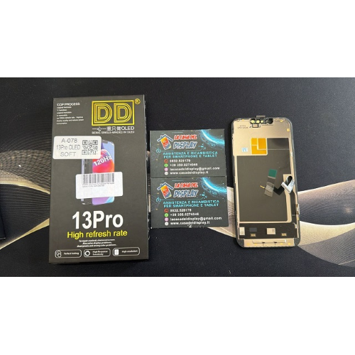 Display Lcd Touch Compatibile Per Apple Iphone 13 Pro Soft Oled DD