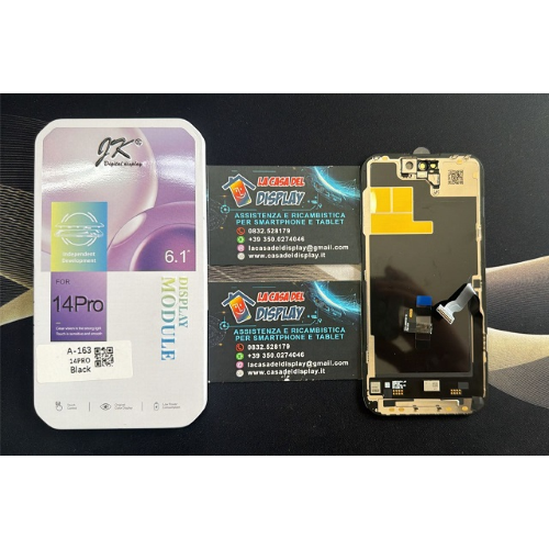 Display LCD Touch Screen Con Frame COMPATIBILE INCELL Per APPLE iPhone 14 PRO FHD JK IC Intercambiabile