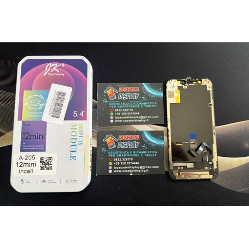 Display LCD Touch Screen Con Frame Per APPLE iPhone 12 MINI INCELL JK