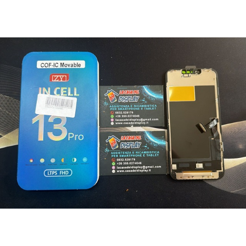 Lcd Display + Touch Screen Vetro Iphone 13 Pro Cof Zy Ic Rimovibile
