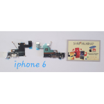 Connettore Carica Dock Microfono Ricarica Flex Per Iphone 6 Nero