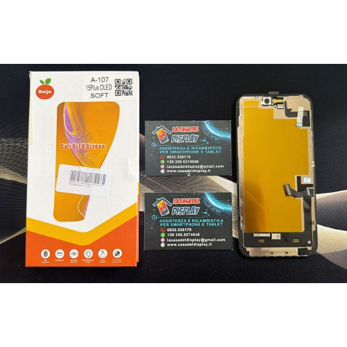Display Lcd Touch Screen Soft Oled RJ Per Apple Iphone 15 Plus 