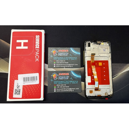 Lcd Display Frame Per Huawei P20 Lite Ane-lx1 Touch Screen Schermo Vetro Nero