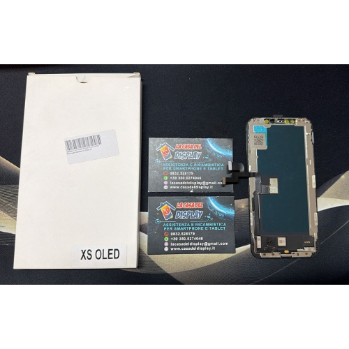 Display Lcd Touch Screen Con Frame COMPATIBILE Per Apple Iphone Xs Soft Oled Zy
