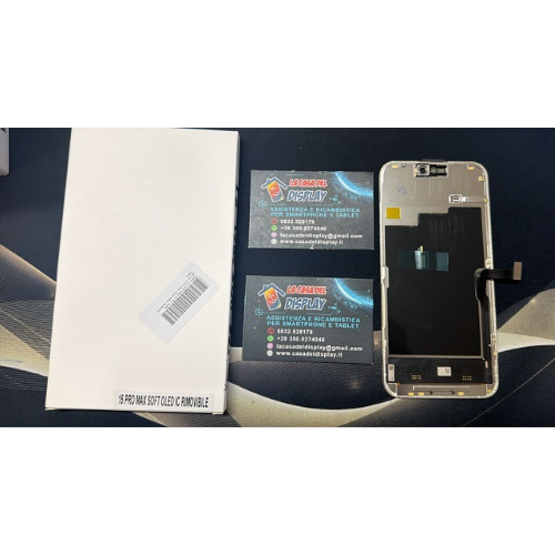 Display Lcd  Touch Vetro Schermo   Per Apple Iphone 15 Pro Max Soft Oled ZY 120Hz