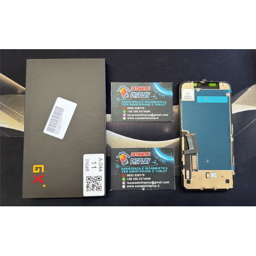 Display Lcd Touch Compatibile Per Aplle Iphone 11 Nero Incell GX IC Intercambiabile