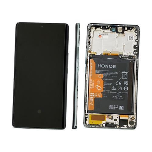 Display Lcd Touch Screen Con Frame ORIGINALE Service Per Huawei Honor Magic5 Lite 5g Verde Green Rmo-nx1