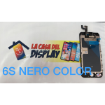 Touch Screen + Lcd Display Retina Con Frame COMPATIBILE Per Apple Iphone 6s Color Vetro Nero Con Placca