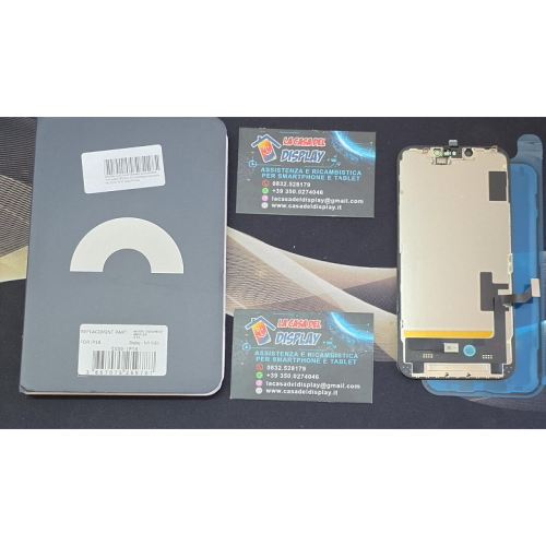 Display Lcd Touch Screen Compatibile Per Apple iPhone 14 Autodiagnosticabile No Error Soft Oled Bolt  Prime
