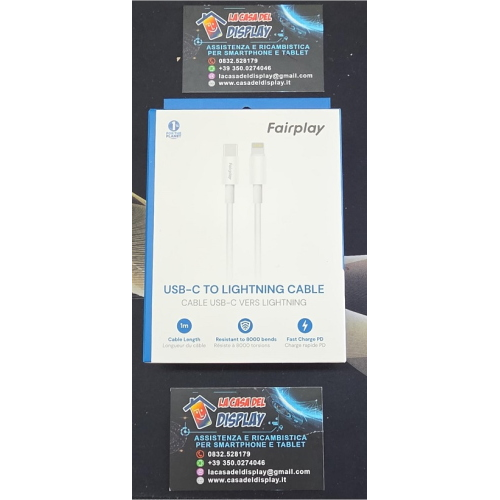FAIRPLAY Cavo  27W USB-C a Lighning 1m 