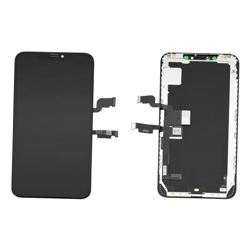 Display Lcd Touch Screen COMPATIBILE Per Apple Iphone Xs Max Hard Oled Vetro Schermo Nero Con Frame