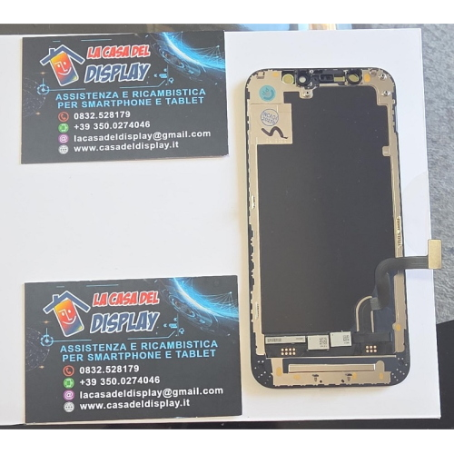 Lcd Display + Touch Screen Retina Per Apple Iphone 12 Mini Incell Autodiagnosticabile Vetro Schermo Nero Con Frame