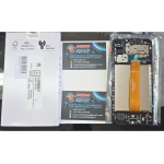 Lcd Display+ Touch Screen Con Frame ORIGINALE Service Pack Per Samsung M127 M12 2021 A022