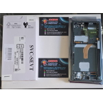 DISPLAY LCD TOUCH SCREEN ORIGINALE SERVICE PACK  PER SAMSUNG S908B S22 ULTRA VERDE GREEN CON FRAME 