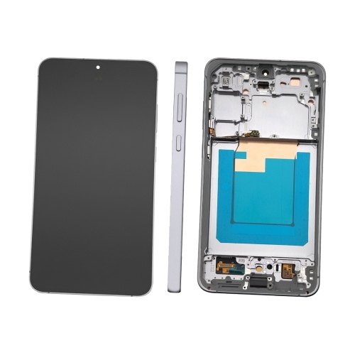 DISPLAY LCD ORIGINALE SERVICE PACK PER SAMSUNG S731B S25 FE 5G NERO / JETBLACK / NAVY BLUE CON CORNICE  ASS