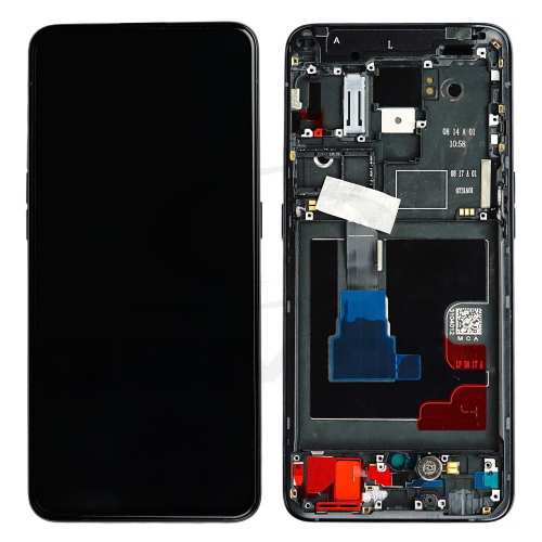 Display Lcd Oled Oppo Reno 2 Z Cph1945 Cph1951 Touch Screen Vetro Schermo Nero Con Frame