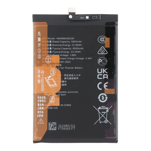 BATTERIA COMPATIBILE PARI ORIGINALE PER   HONOR X7B / HONOR 90 SMART 2402AADV HB4966A2EGW-A