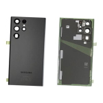 Back Cover Originale Service Pack Per Samsung S22 Ultra 5g Sm-s908b Phantom Black Nera