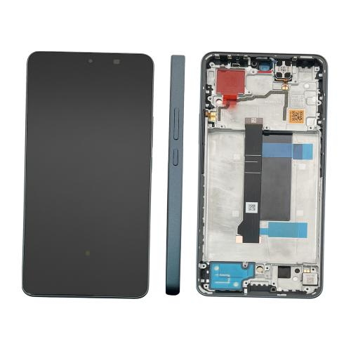 DISPLAY LCD ORIGINALE  SERVICE PACK PER XIAOMI POCO X6 5G BLU CON FRAME 