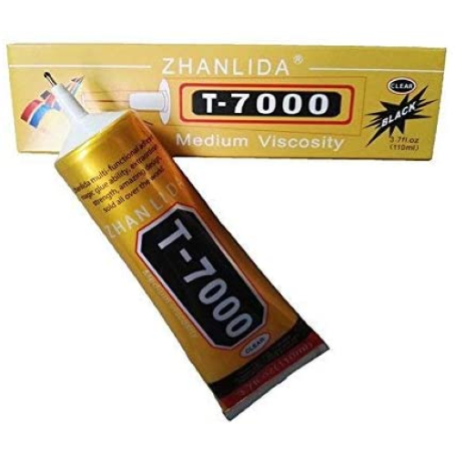 CT7000110 - COLLA T-7000 110ML ADESIVA T7000 PER RIPARAZIONE FRAME LCD NERA  BLACK - Zhanlida