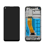 Display Lcd Touch Screen Con Frame ORIGINALE Service Pack Per Samsung Galaxy M11 Sm-m115f Black Gh81-18736a Nero