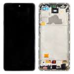Display Lcd Touch Screen Con Frame ORIGINALE Service Pack Per Samsung A72 Sm-a725f 4g A72 5g Sm-a726b Bianco