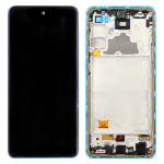 Display Lcd Touch Screen Con Frame ORIGINALE Service Pack Per Samsung A72 Sm-a725f 4g A72 5g Sm-a726b Blu