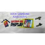 Connettore Dock Ricarica ORIGINALE Samsung Galaxy A20s Sm-a207f M12 M127 Flat Flex Dock Carica Microfono